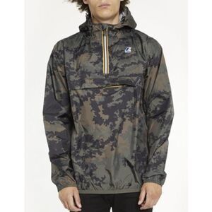 K-WAY LE VRAI 3.0 LEON HALF ZIP MEN'S JACKET CAMO